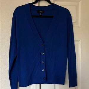 Banana Republic Factory Cobalt Blue Cardigan
